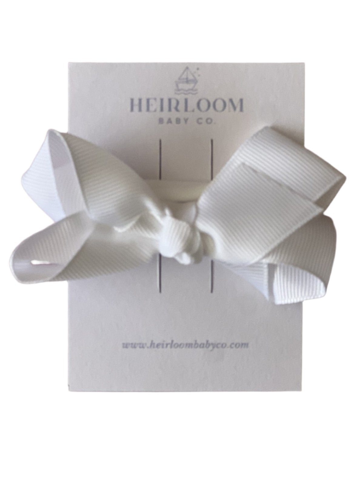 White Bow Headband