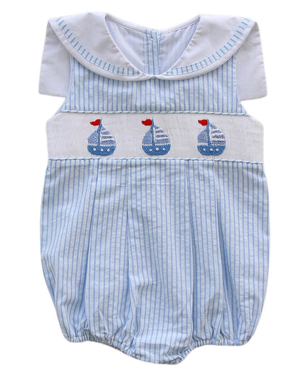 girls bubble, bubble, baby girls bubble, heirloom clothing, traditional clothing, southern baby girl, sailor bubble, sail away, sailor stripe bubble, baby girl sailor