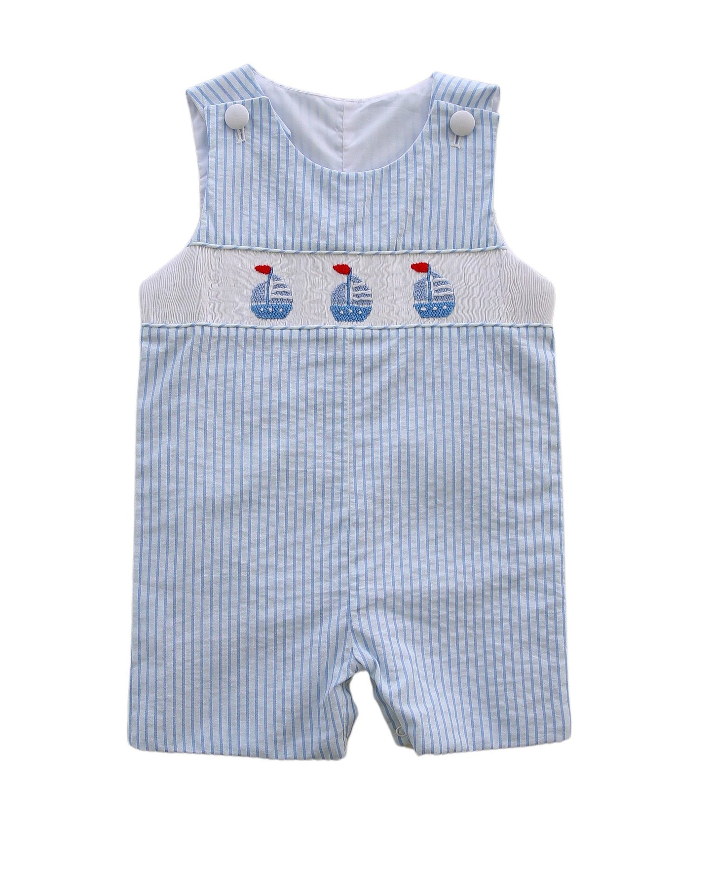 heirloom clothing, baby boy heirloom, smocked jon jon, baby boy smocked, toddler smocked jon jon, sailboat smocked, classic clothing, traditional clothing